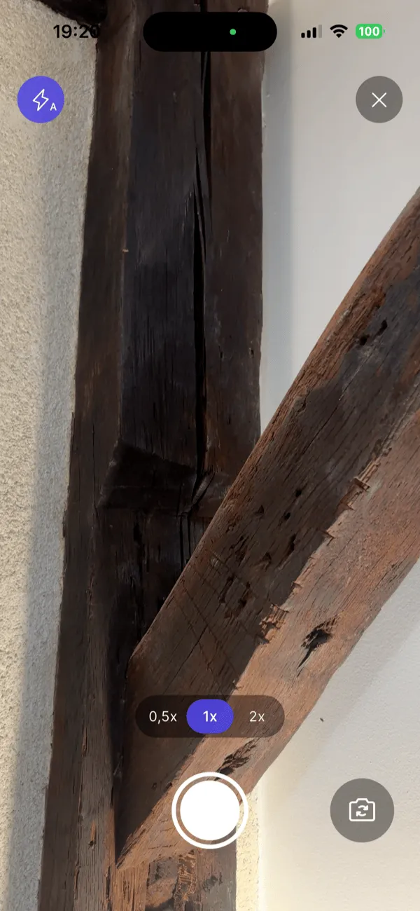 Prise de photo pendant l'enregistrement