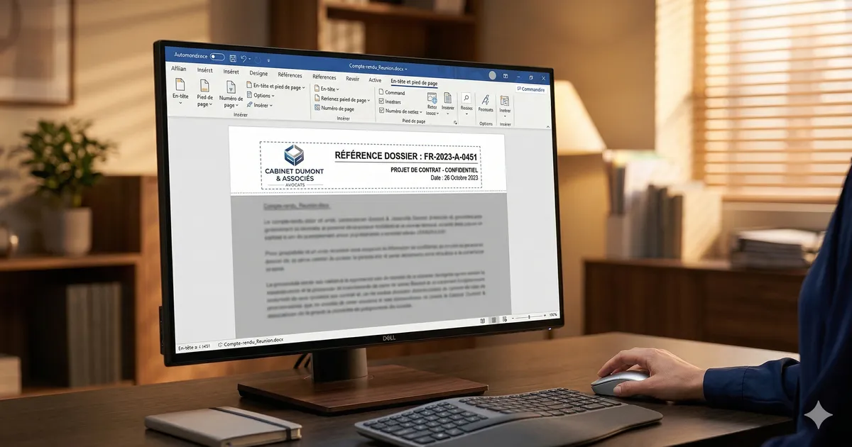 En-têtes, pieds de page et numérotation dans Word : guide complet