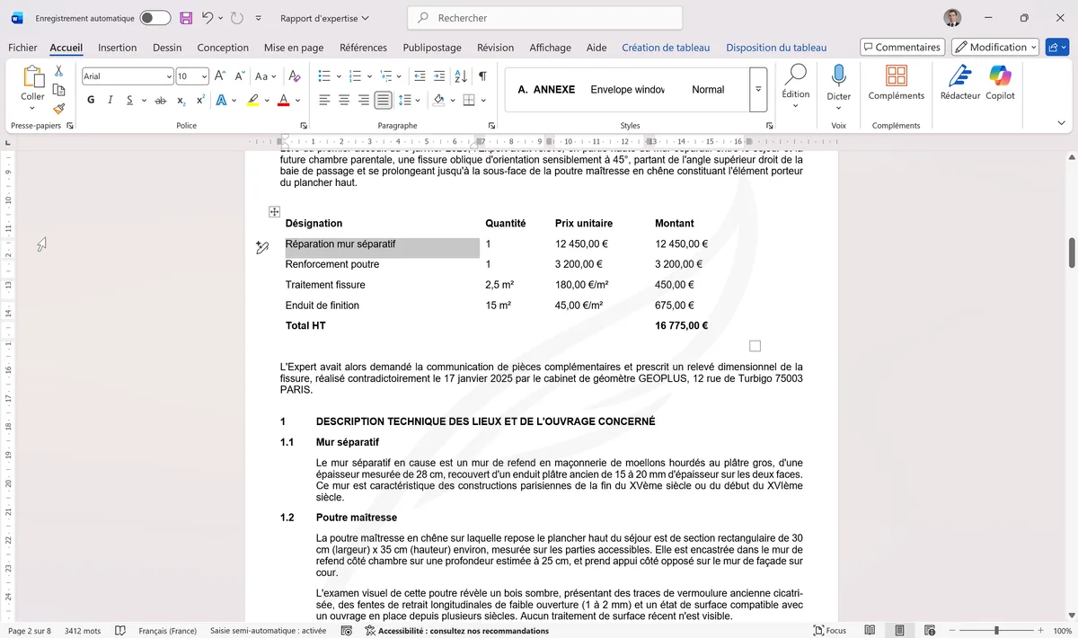 Redimensionnement de colonne avec Alt et la règle